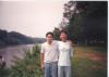With friend in New Jersey in 1994